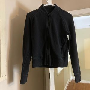 Lululemon black zip up l